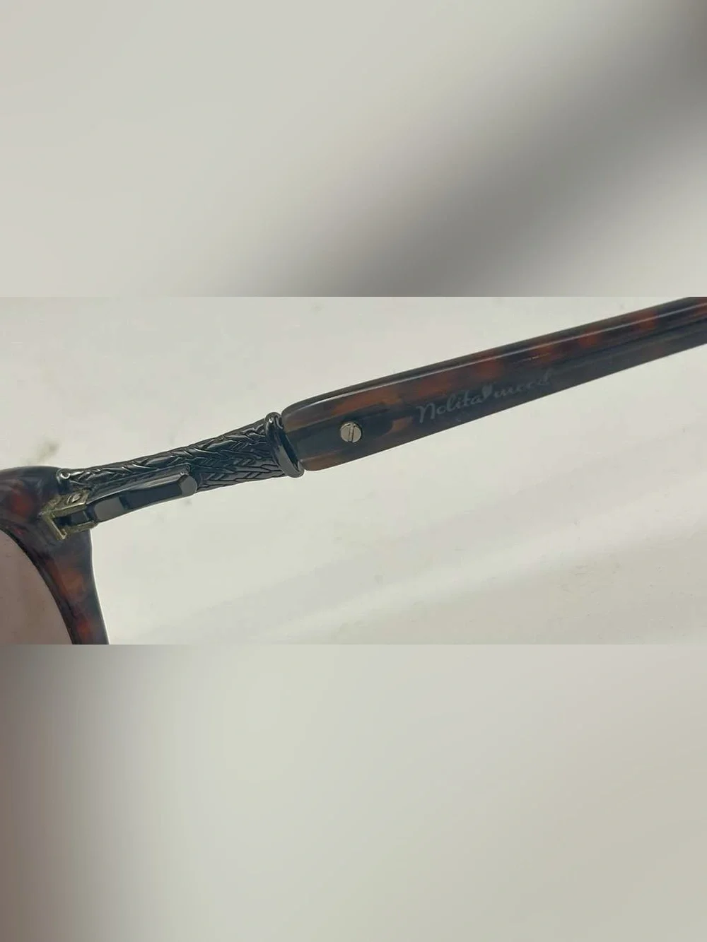 Nolita Wood NM109 Brown Oval Sunglasses Frames Only